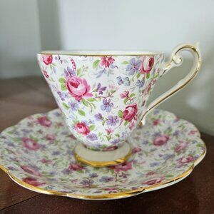 Fine bone china cup and saucer England